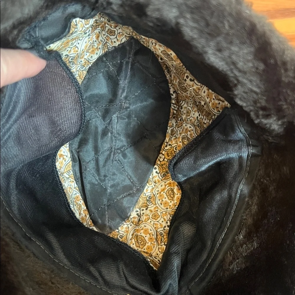 Vintage North King Faux Fur Cloche Bucket Hat